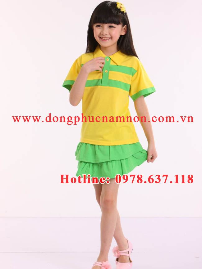 Mẫu đồng phục mầm non - DPMN12 | Mau dong phuc mam non